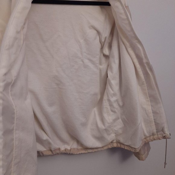 Neyelle White and Tan Windbreaker Size Large - Picture 4 of 11